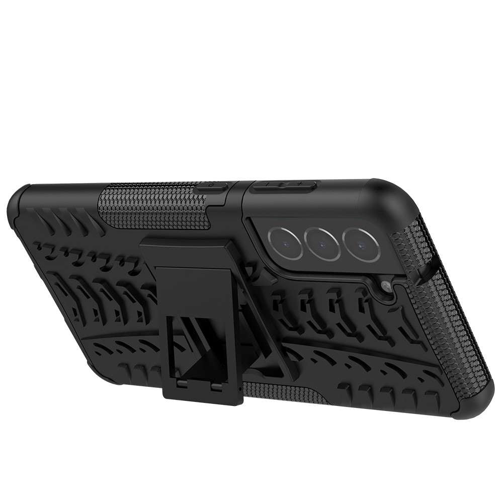 Outdoor Hülle für Samsung Galaxy S21 FE Tire Rutschfest Kickstand Schutz Cover