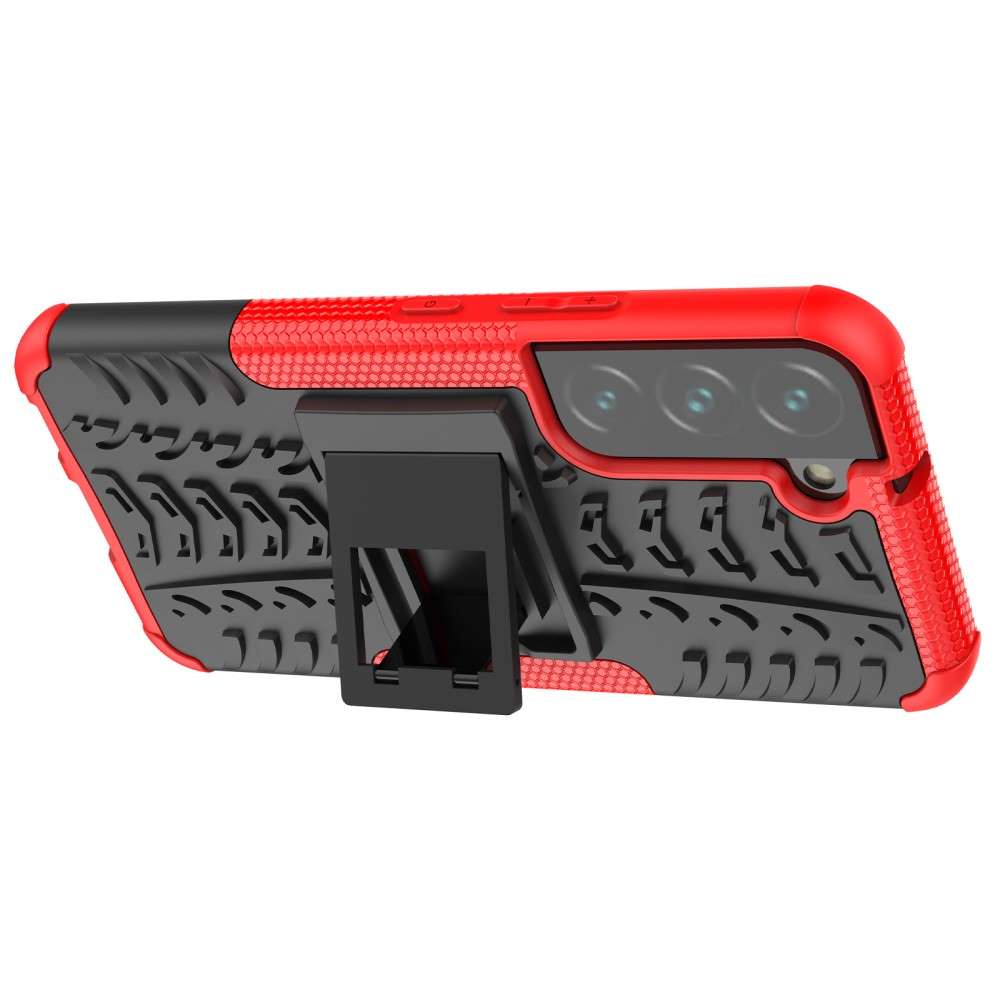 Outdoor Hülle für Samsung Galaxy S22 Tire Rutschfest Kickstand PC TPU Cover Case