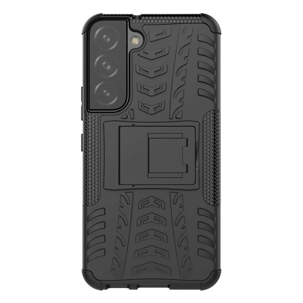 Outdoor Hülle für Samsung Galaxy S22 Tire Rutschfest Kickstand PC TPU Cover Case
