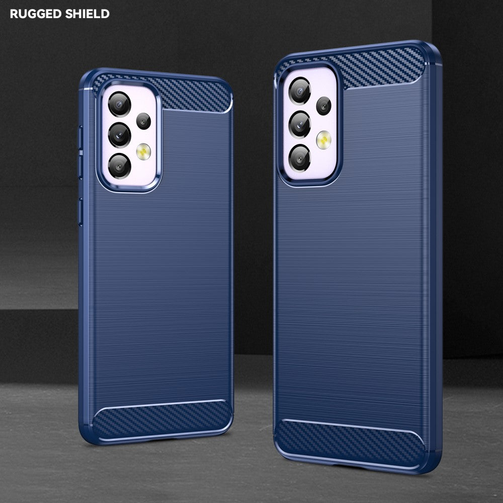 TPU Hülle für Samsung Galaxy A33 5G Carbon Fiber Skin Brushed Backcover Case