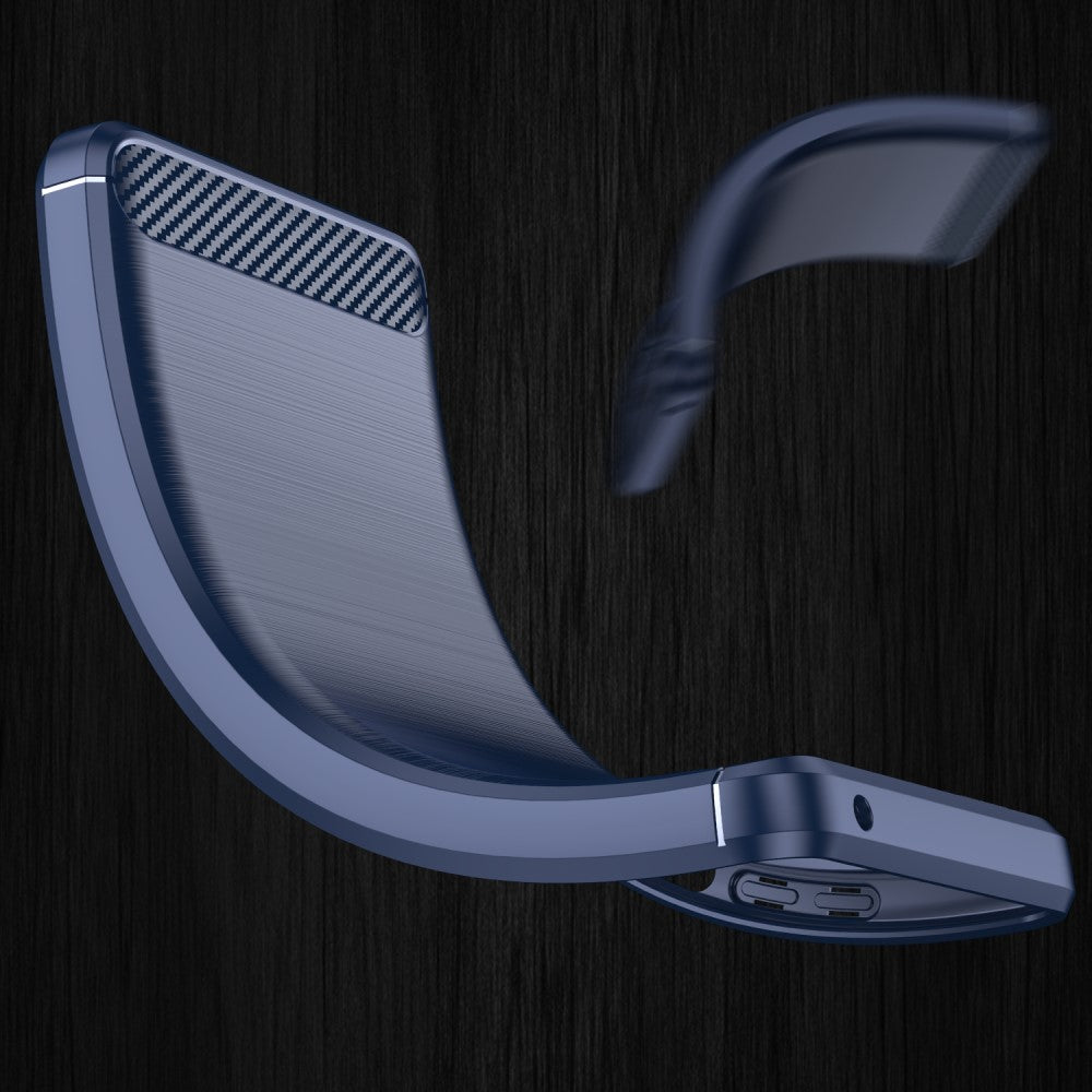 TPU Hülle für Xiaomi 12 12X Carbon Fiber Skin Brushed Schutz Backcover Soft Case