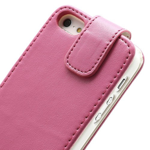 Flip Case für Apple iPhone SE 5 5S Vertical Magnet