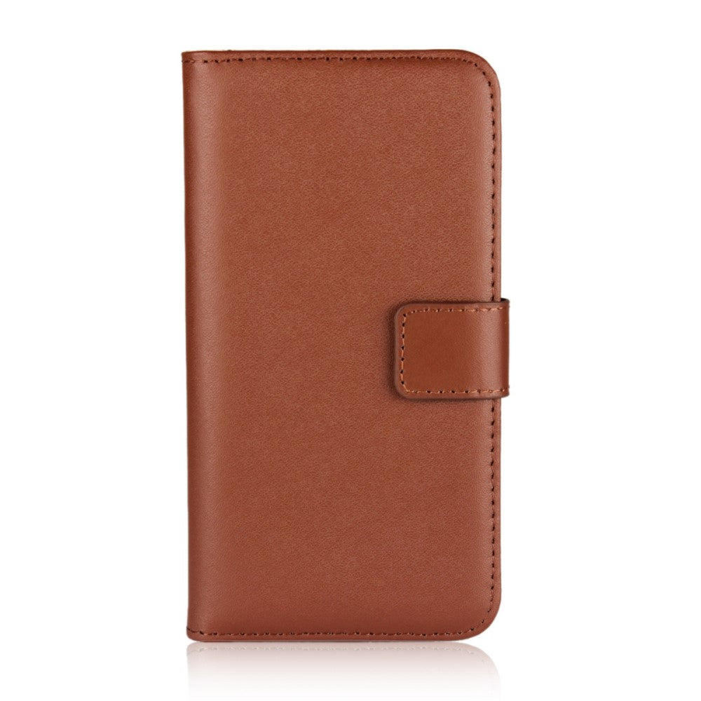 Wallet Case für Apple iPhone XS X Genuine Split Echt Leder