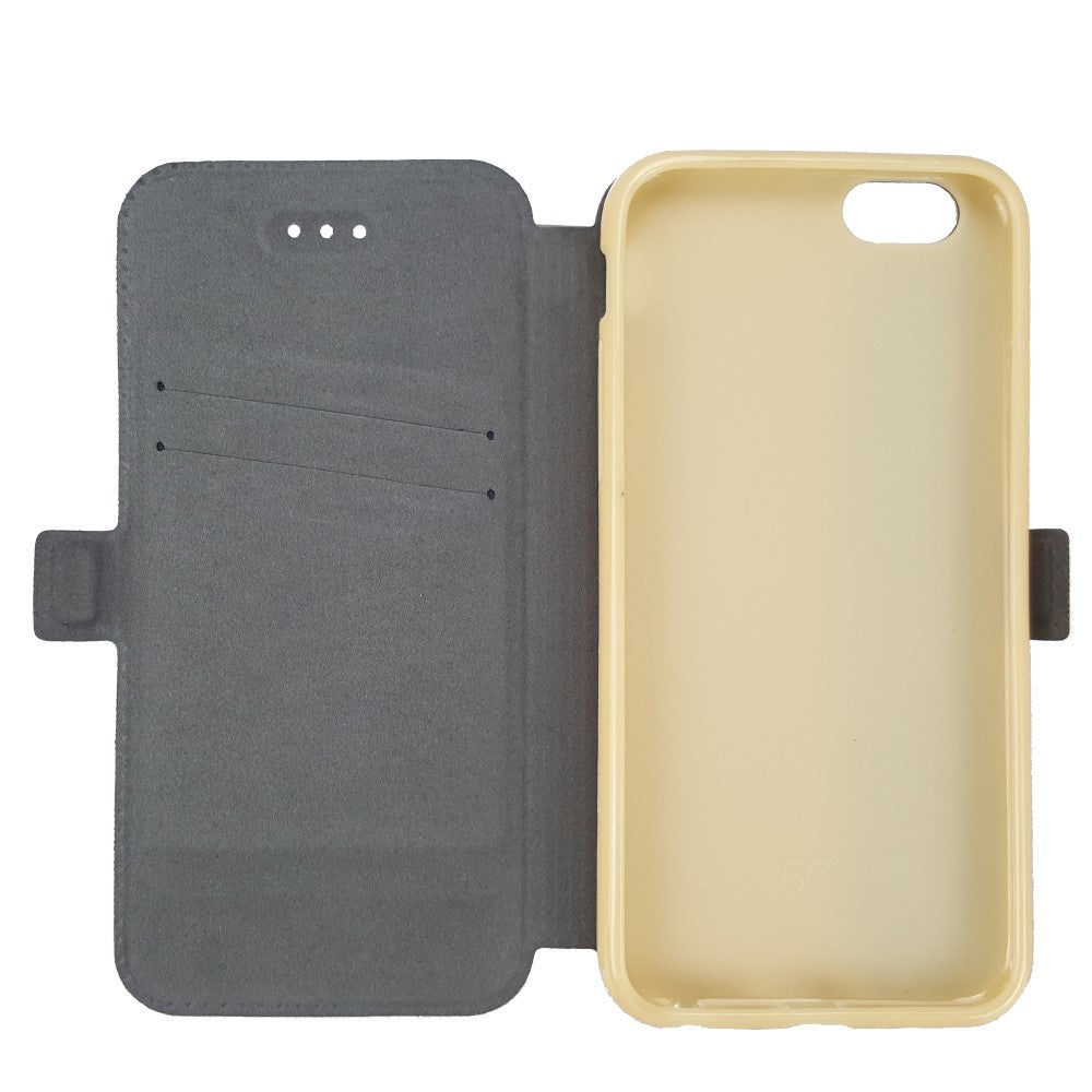 Wallet Case für Apple iPhone 6 6S Handy Tasche TPU Book Pocket
