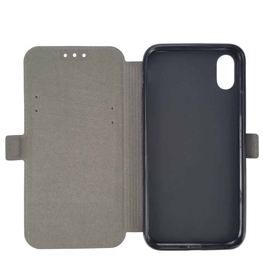 Wallet Case für Apple iPhone XS X TPU Book Pocket