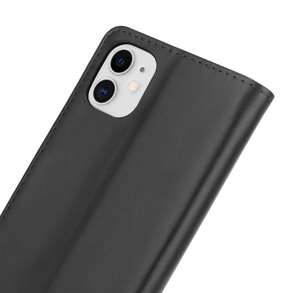 Wallet Case für Apple iPhone 11 Genuine Split Echt Leder Handy Tasche