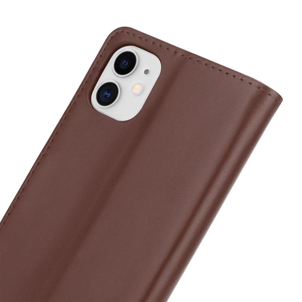 Wallet Case für Apple iPhone 11 Genuine Split Echt Leder Handy Tasche