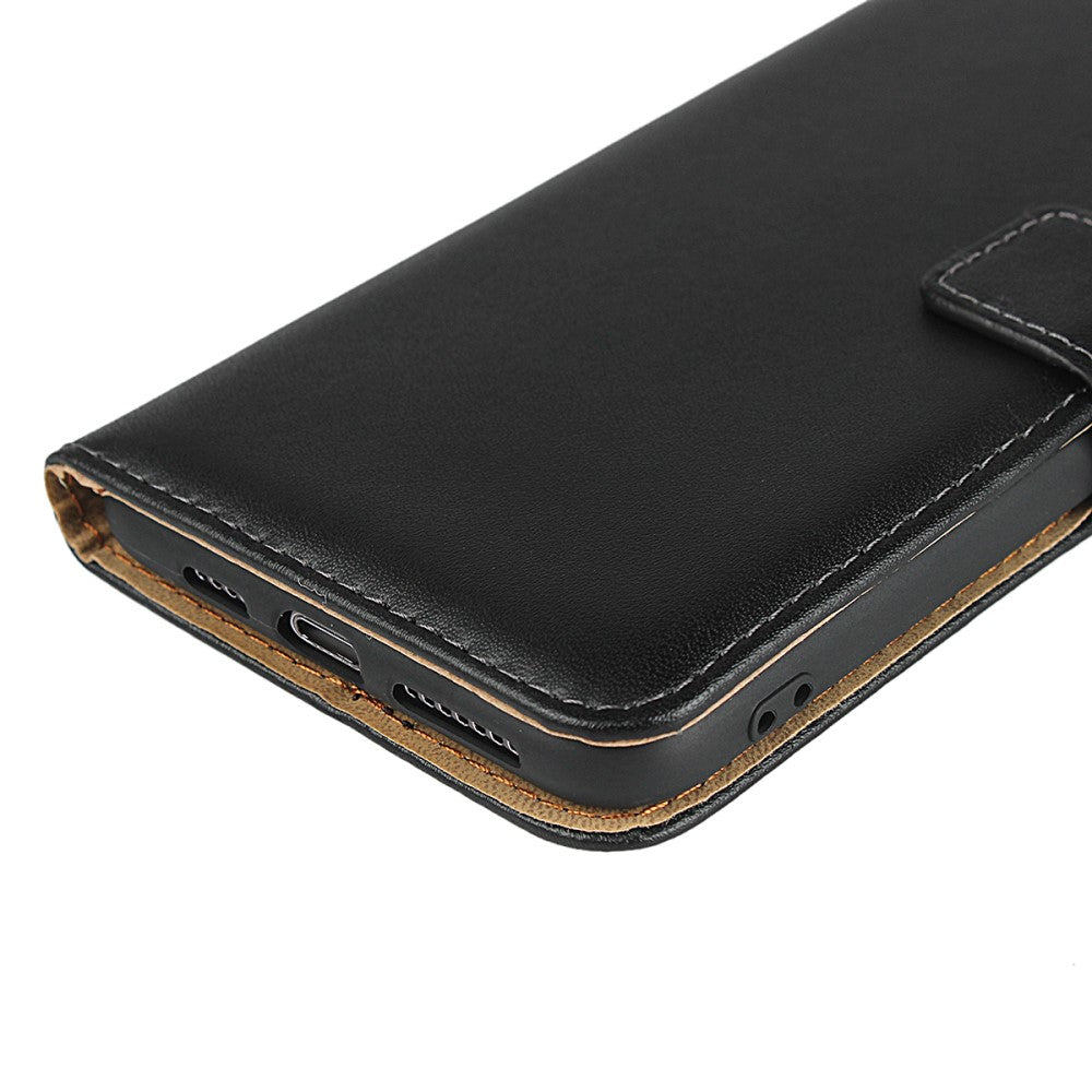 Wallet Case für Apple iPhone 11 TPU Split Echt Leder Tasche Klappetui Hülle
