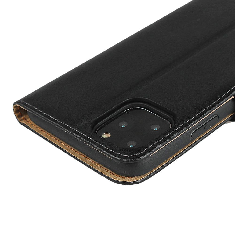 Wallet Case für Apple iPhone 11 TPU Split Echt Leder Tasche Klappetui Hülle