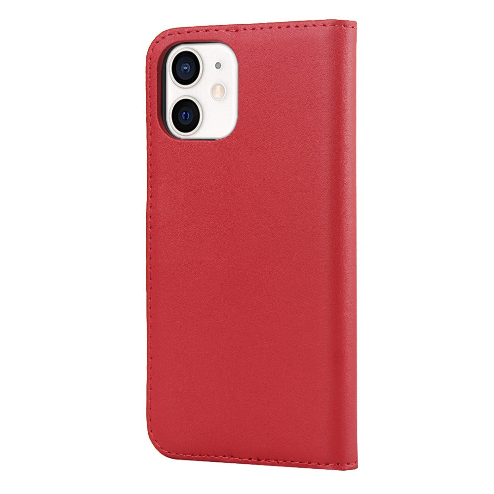 Wallet Case für Apple iPhone 12 MINI TPU Split Echt Leder Handy Tasche Klappetui