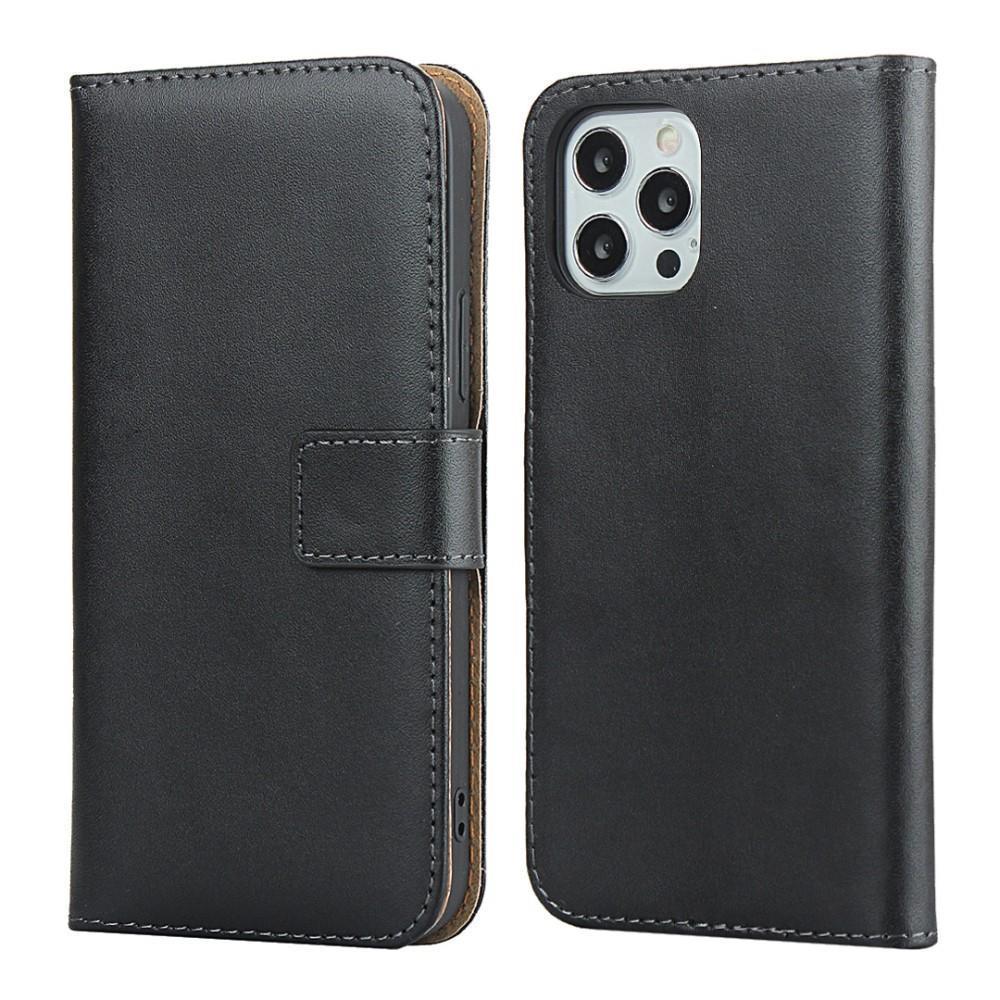 Wallet Case für Apple iPhone 12 12 PRO TPU Split Echt Leder Handy Tasche Hülle