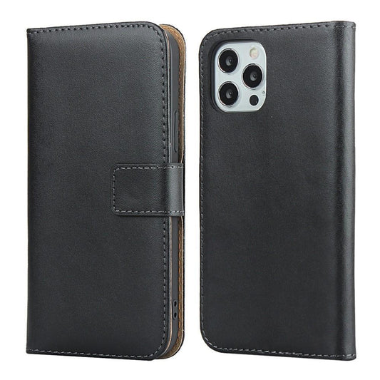 Wallet Case für Apple iPhone 12 12 PRO TPU Split Echt Leder Handy Tasche Hülle