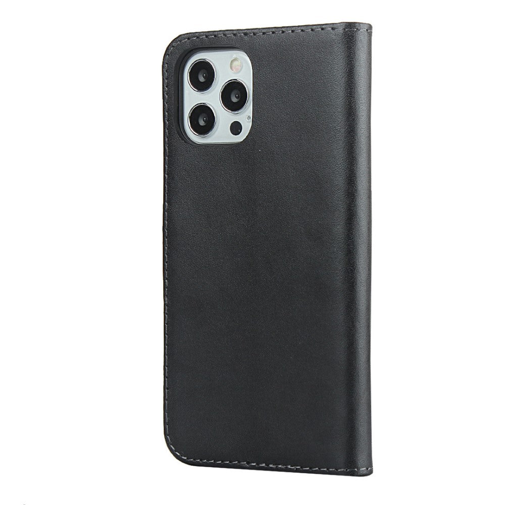 Wallet Case für Apple iPhone 12 12 PRO TPU Split Echt Leder Handy Tasche Hülle