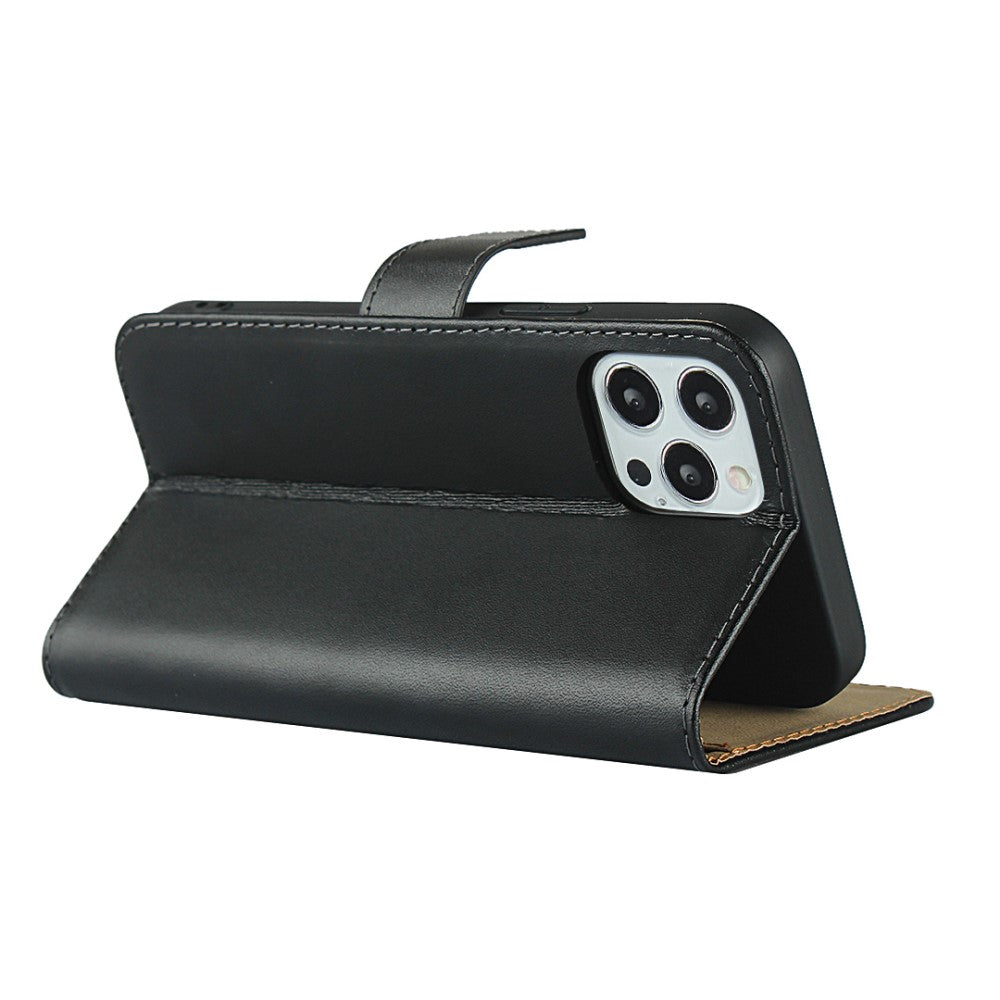 Wallet Case für Apple iPhone 12 12 PRO TPU Split Echt Leder Handy Tasche Hülle