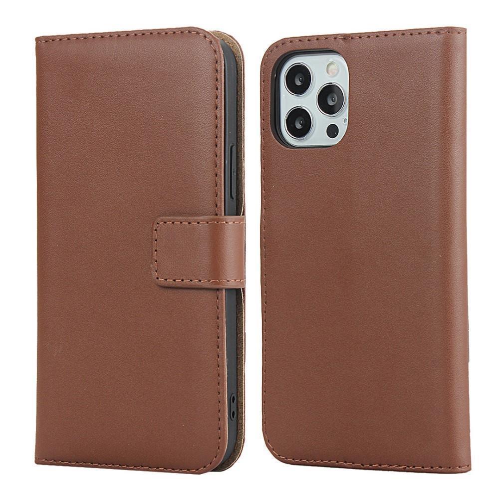 Wallet Case für Apple iPhone 12 12 PRO TPU Split Echt Leder Handy Tasche Hülle