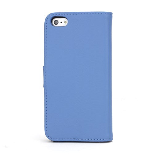 Wallet Case für Apple iPhone SE 5 5S Genuine Split Echt Leder