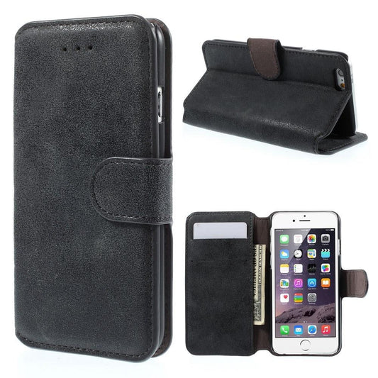 Wallet Case für Apple iPhone 6 6S Handy Tasche Retro Style Antik