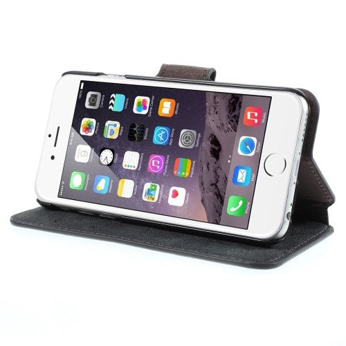 Wallet Case für Apple iPhone 6 6S Handy Tasche Retro Style Antik