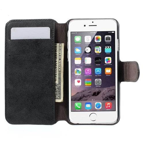 Wallet Case für Apple iPhone 6 6S Handy Tasche Retro Style Antik
