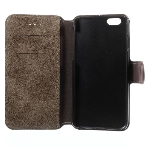 Wallet Case für Apple iPhone 6 6S Handy Tasche Retro Style Antik