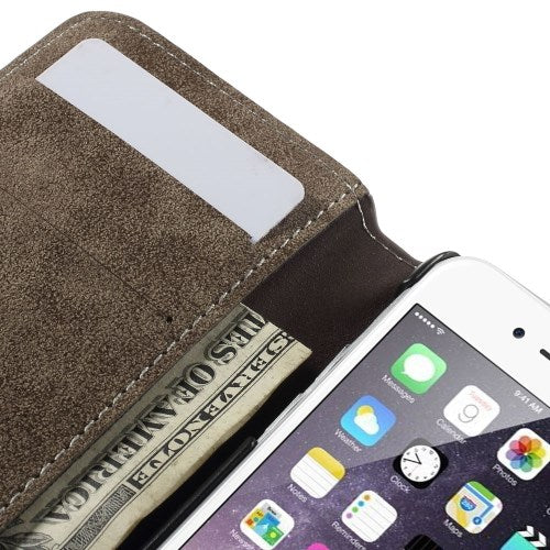 Wallet Case für Apple iPhone 6 6S Handy Tasche Retro Style Antik