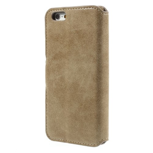 Wallet Case für Apple iPhone 6 6S Handy Tasche Retro Style Antik