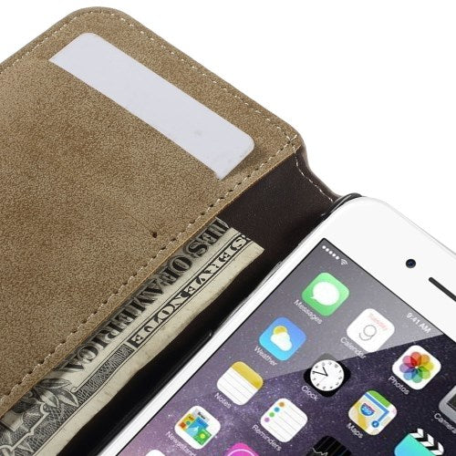 Wallet Case für Apple iPhone 6 6S Handy Tasche Retro Style Antik