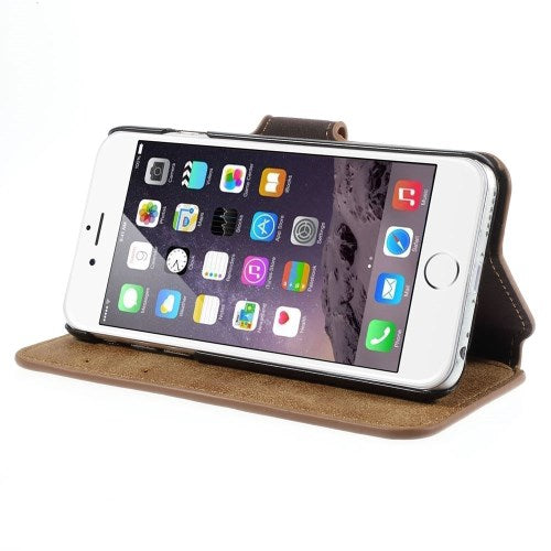 Wallet Case für Apple iPhone 6 6S Handy Tasche Retro Style Antik