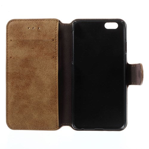 Wallet Case für Apple iPhone 6 6S Handy Tasche Retro Style Antik