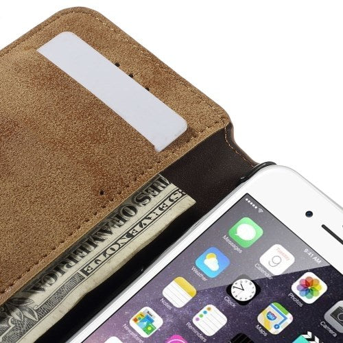 Wallet Case für Apple iPhone 6 6S Handy Tasche Retro Style Antik
