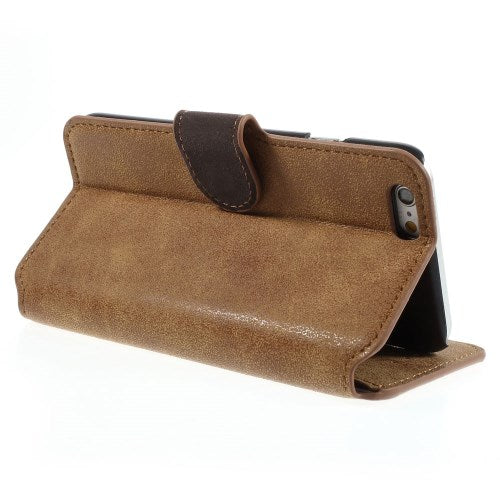 Wallet Case für Apple iPhone 6 6S Handy Tasche Retro Style Antik