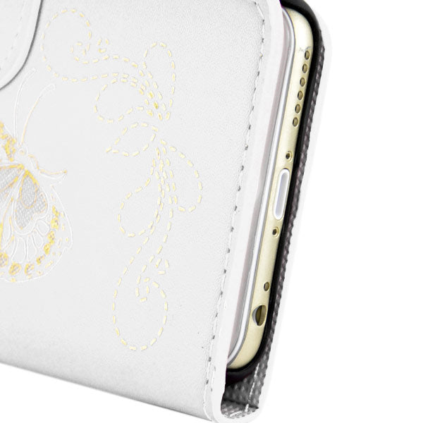 Wallet Case für Apple iPhone 6 6S Handy Tasche Butterfly Pattern