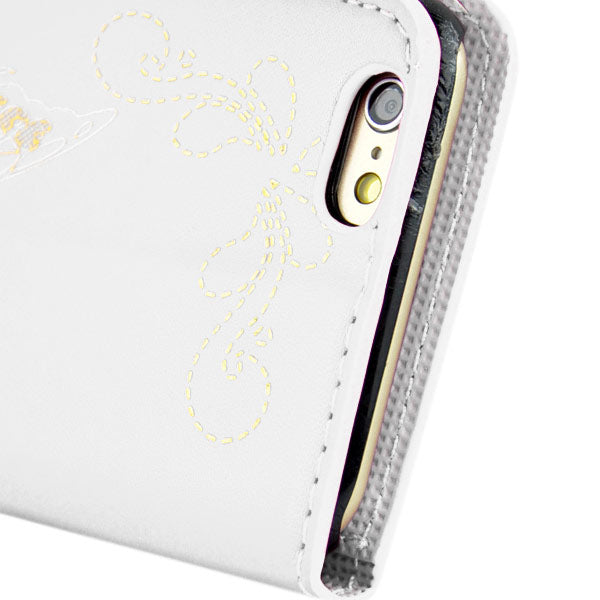 Wallet Case für Apple iPhone 6 6S Handy Tasche Butterfly Pattern