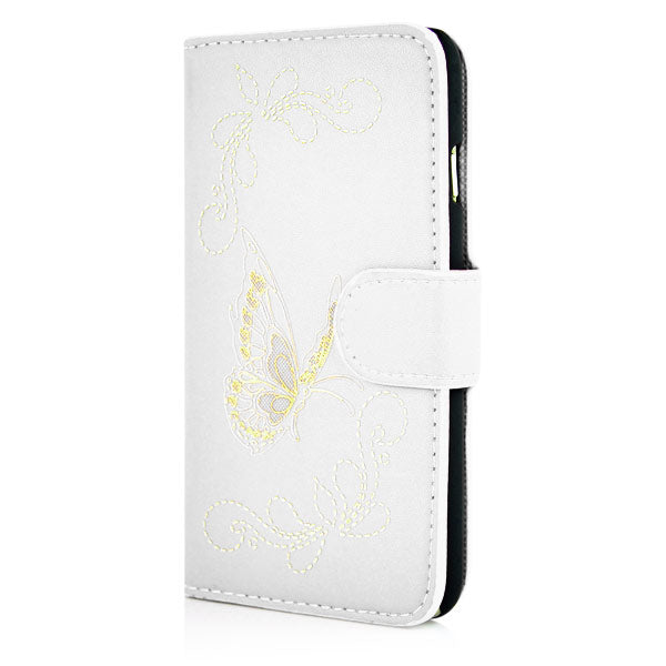 Wallet Case für Apple iPhone 6 6S Handy Tasche Butterfly Pattern