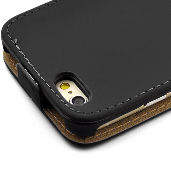 Flip Case für Apple iPhone 6 6S Elegant Vertikal Magnet