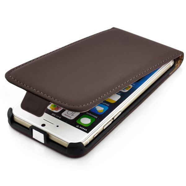 Flip Case für Apple iPhone 6 6S Elegant Vertikal Magnet