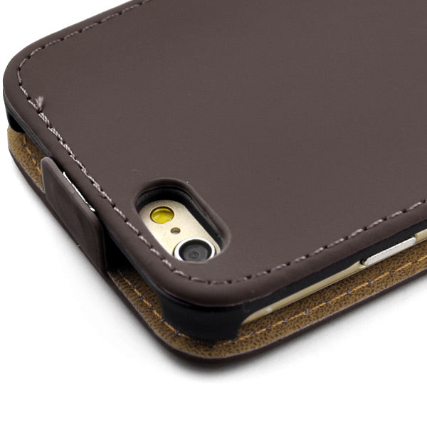 Flip Case für Apple iPhone 6 6S Elegant Vertikal Magnet