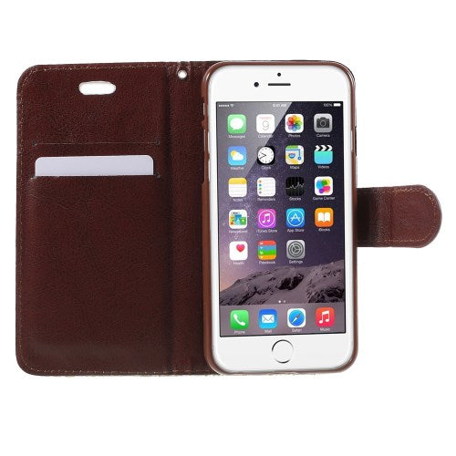 Wallet Case für Apple iPhone 6 6S Handy Tasche Elegant Flowers Blumen Muster