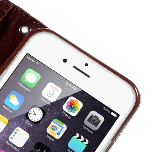 Wallet Case für Apple iPhone 6 6S Handy Tasche Elegant Flowers Book Etui