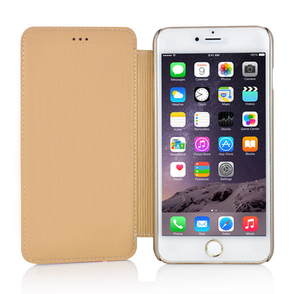 Wallet Case für Apple iPhone 6 6S Handy Tasche Book Style Luxury Stripe