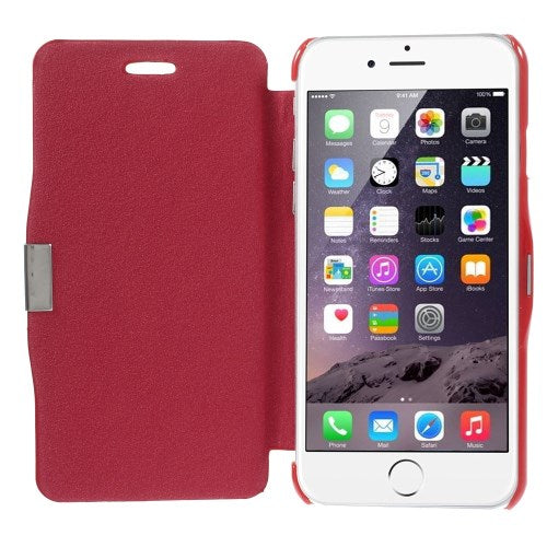 Wallet Case Brushed Magnet Book Style Klapp Etui