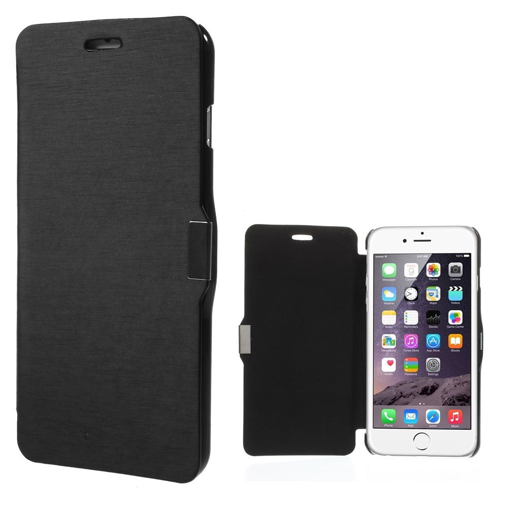 Wallet Case Brushed Magnet Book Style Klapp Etui