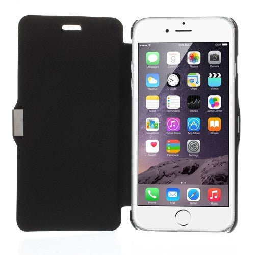 Wallet Case Brushed Magnet Book Style Klapp Etui