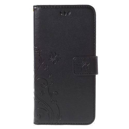 Wallet Case für Apple iPhone 6 6S Handy Tasche Butterfly Flower Motiv