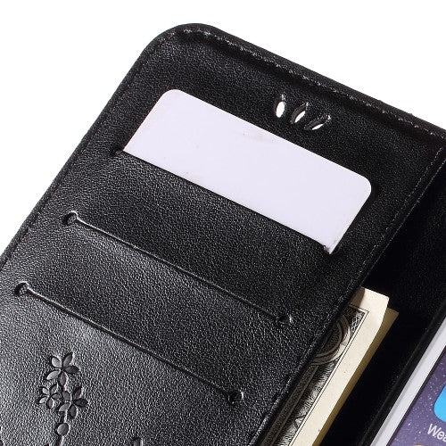 Wallet Case für Apple iPhone 6 6S Handy Tasche Butterfly Flower Motiv