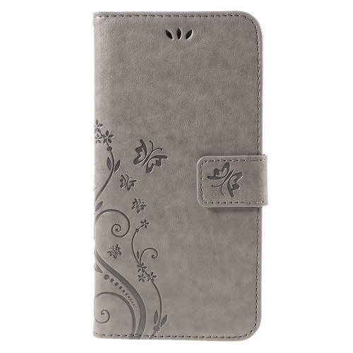 Wallet Case für Apple iPhone 6 6S Handy Tasche Butterfly Flower Motiv