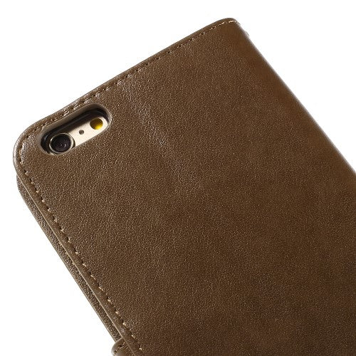 Wallet Case für Apple iPhone 6 6S Handy Tasche Butterfly Flower Motiv