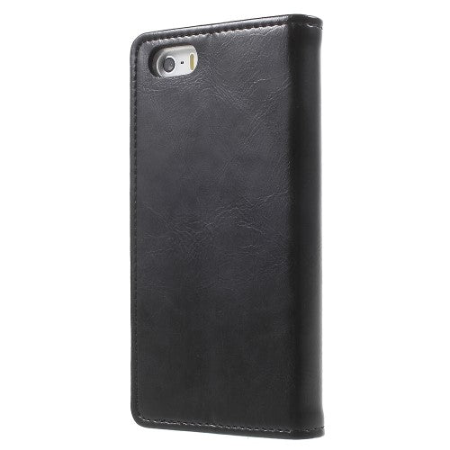 Wallet Case für Apple iPhone SE 5 5S Mercury GOOSPERY Blue Moon Book Etui