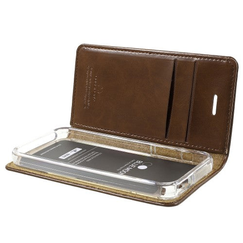 Wallet Case für Apple iPhone SE 5 5S Mercury GOOSPERY Blue Moon Book Etui