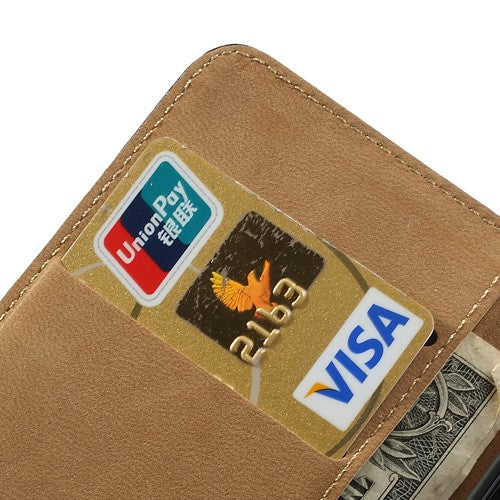 Wallet Case für Apple iPhone 5C Genuine Split Echt Leder